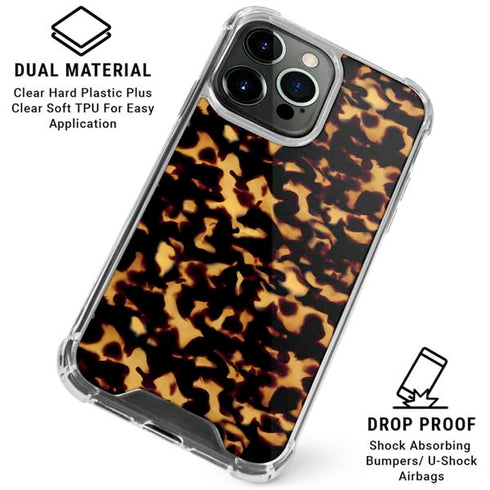 Tortoise Shell iPhone 16 Pro Max Clear Case